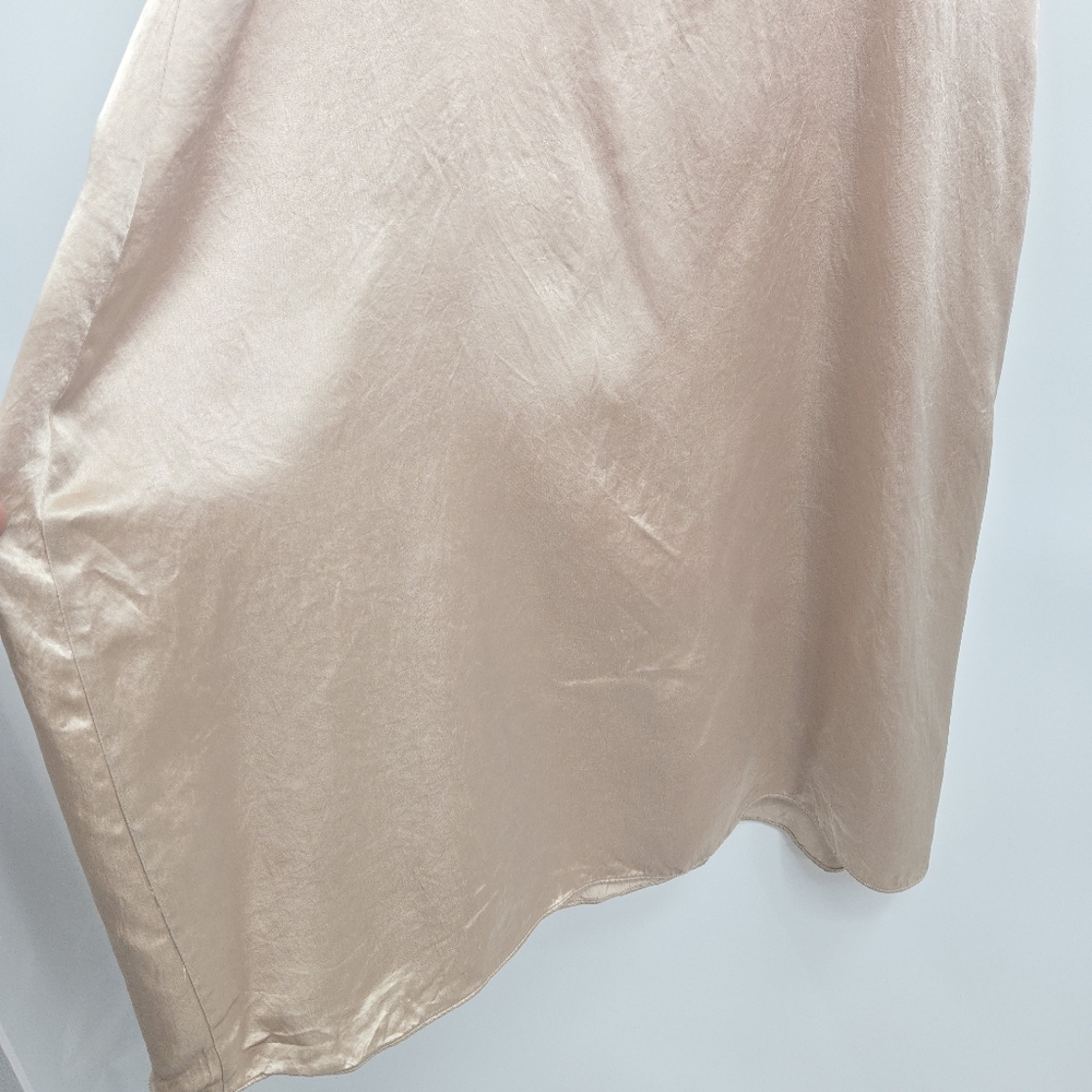 Jenni Kane Satin Slip Dress Blush Viscose - Picture 13 of 15